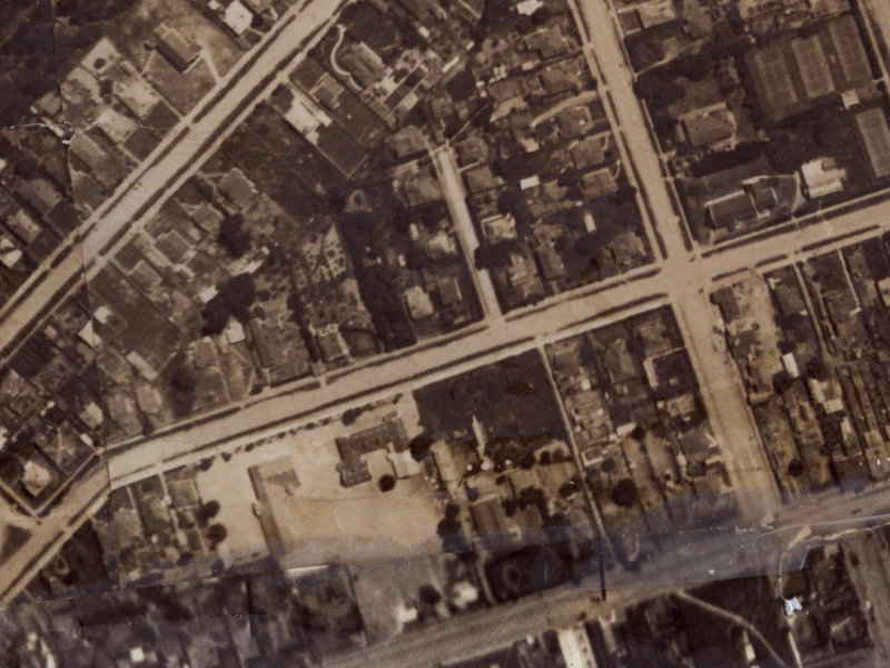 82 Hawke Street from the air, 1925-1929