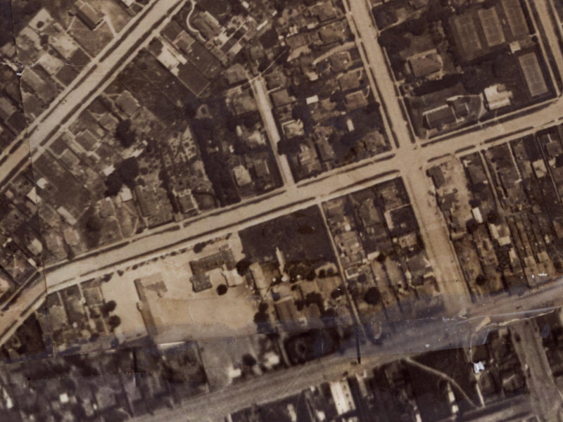 10 Pingao Lane from the air, 1925-1929