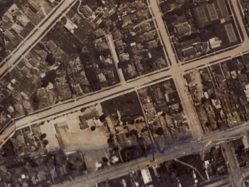 83 Hawke Street from the air, 1925-1929