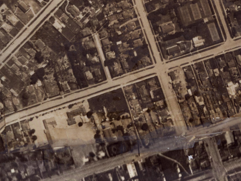 Hawke Street from the air, 1925-1929