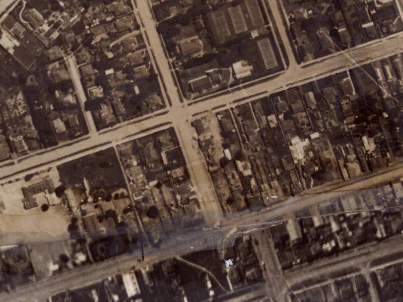 183 Shaw Avenue from the air, 1925-1929