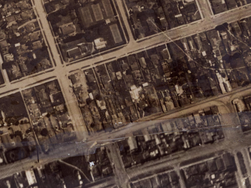 43E Hawke Street from the air, 1925-1929