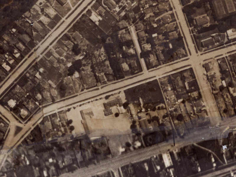 20 Pingao Lane from the air, 1925-1929