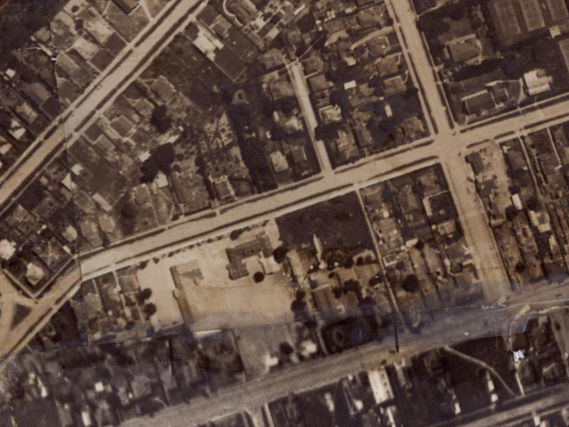 105 Hawke Street from the air, 1925-1929