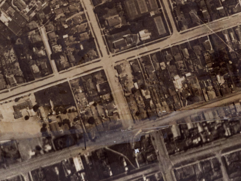 183A Shaw Avenue from the air, 1925-1929