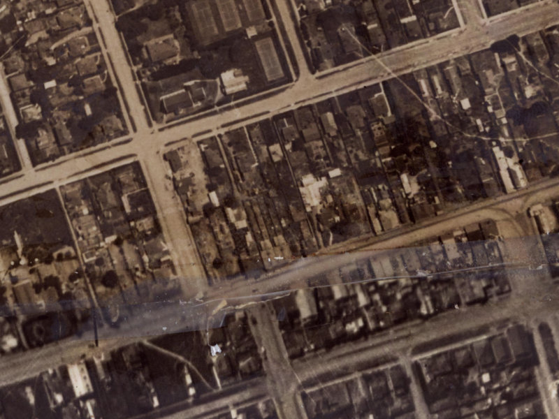 116 Brighton Mall from the air, 1925-1929