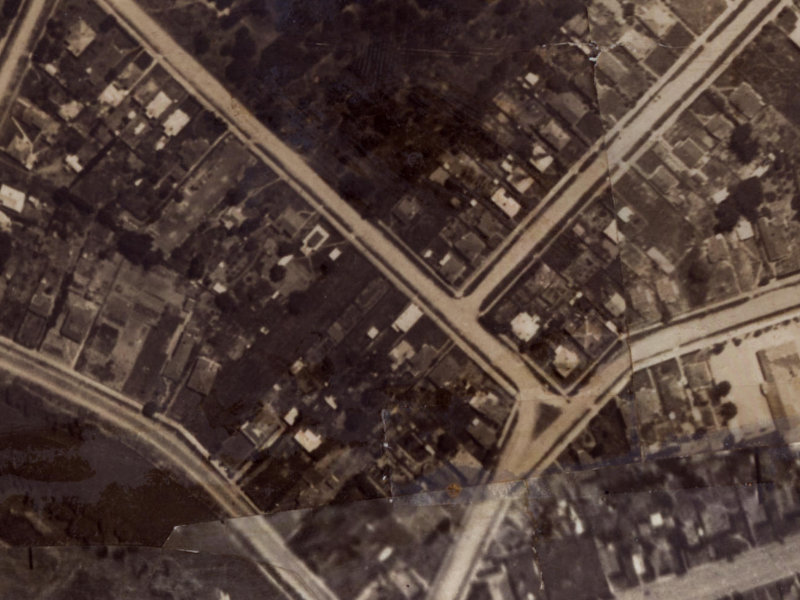 392 Keyes Road from the air, 1925-1929