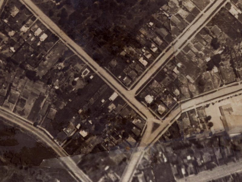 393 Keyes Road from the air, 1925-1929