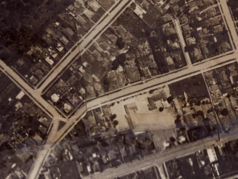 106A Hawke Street from the air, 1925-1929