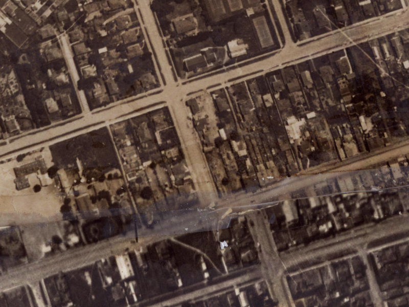 185a Shaw Avenue from the air, 1925-1929