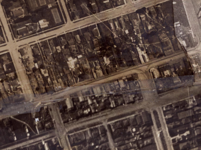 86 Brighton Mall from the air, 1925-1929