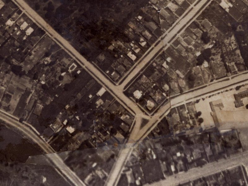 401 Keyes Road from the air, 1925-1929