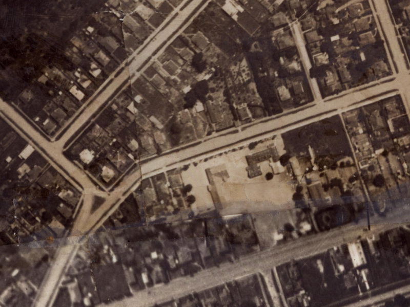 36 Pingao Lane from the air, 1925-1929
