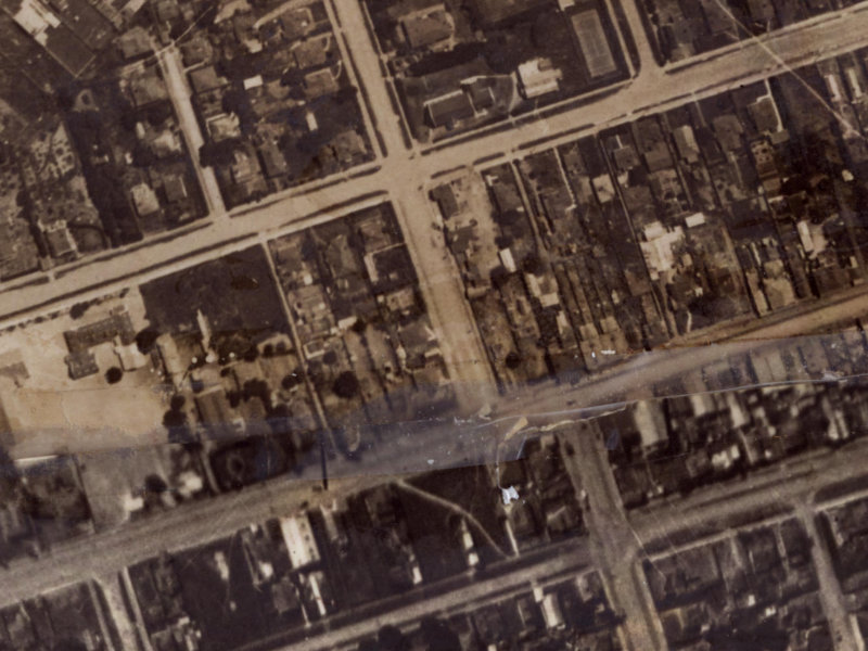 184 Shaw Avenue from the air, 1925-1929