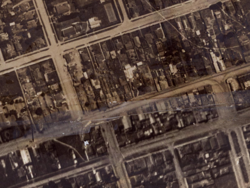 112 Brighton Mall from the air, 1925-1929