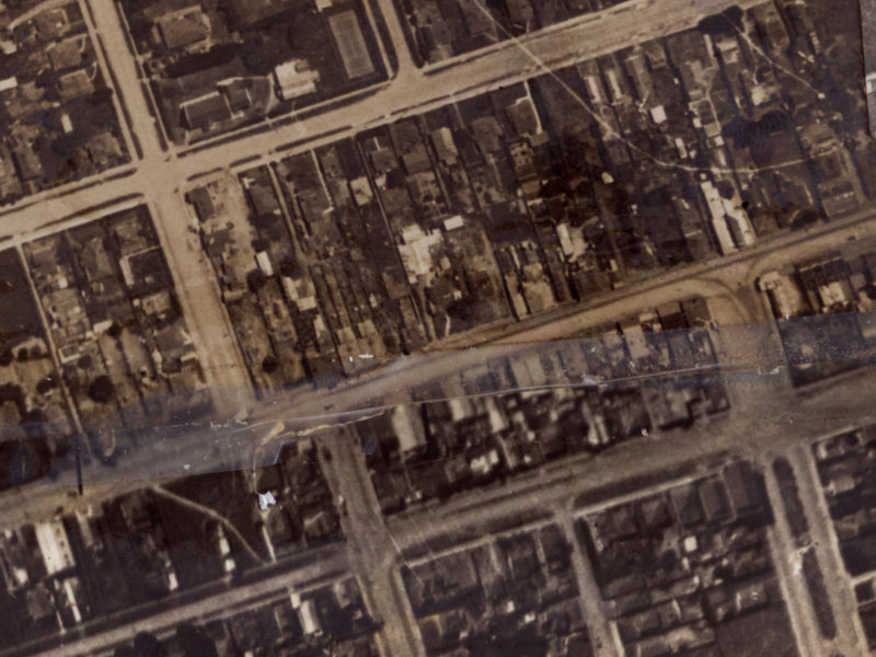 108 Brighton Mall from the air, 1925-1929