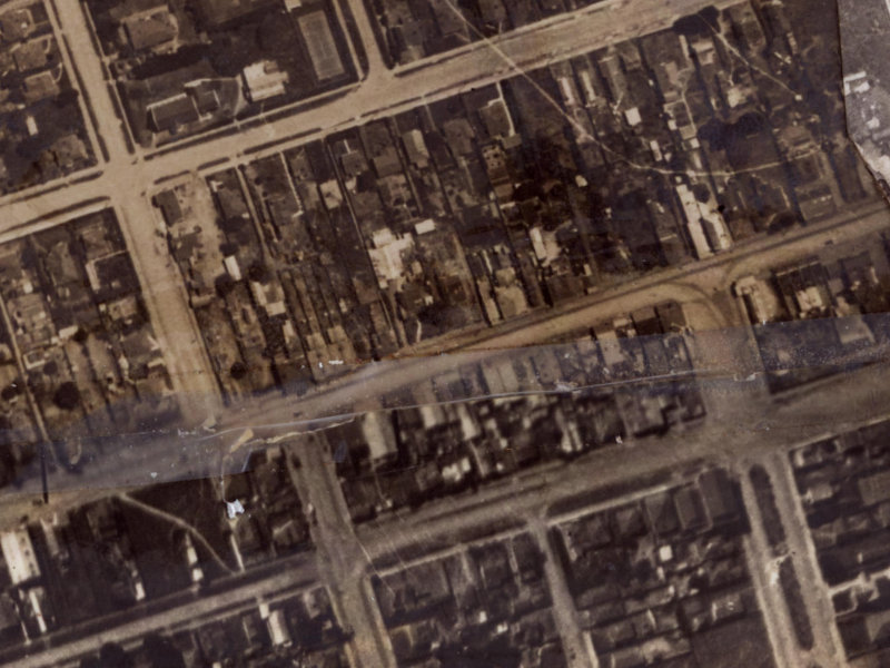 102 Brighton Mall from the air, 1925-1929