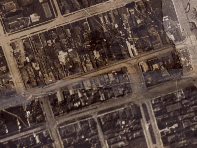 87 Brighton Mall from the air, 1925-1929