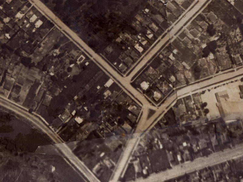 396 Keyes Road from the air, 1925-1929
