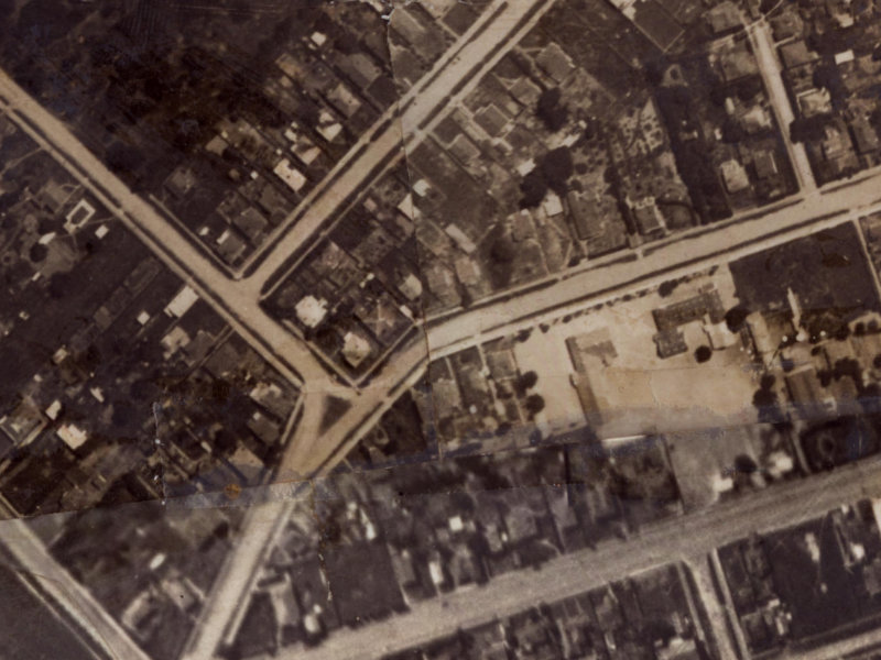 110 Hawke Street from the air, 1925-1929