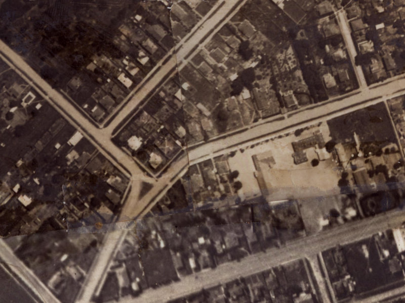 112 Hawke Street from the air, 1925-1929