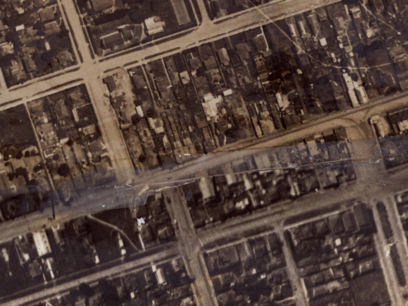 118 Brighton Mall from the air, 1925-1929
