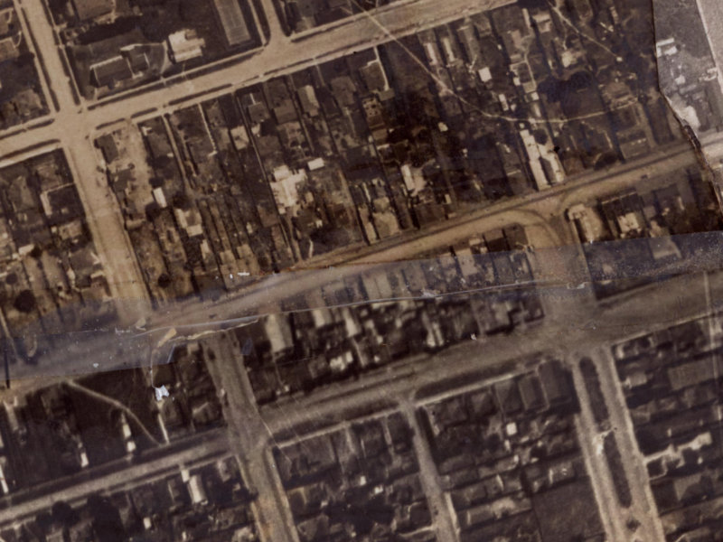 93 Brighton Mall from the air, 1925-1929