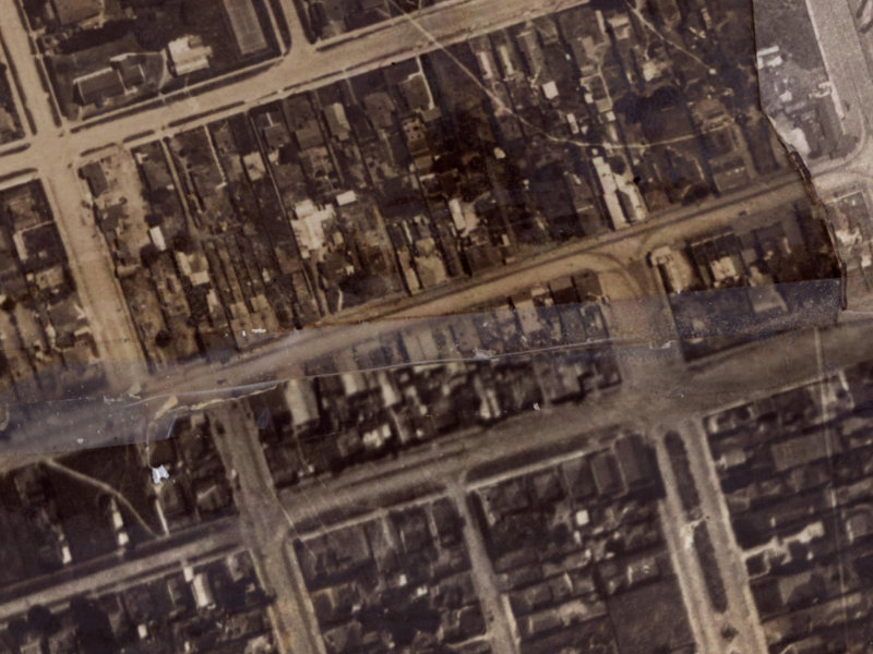 91 Brighton Mall from the air, 1925-1929