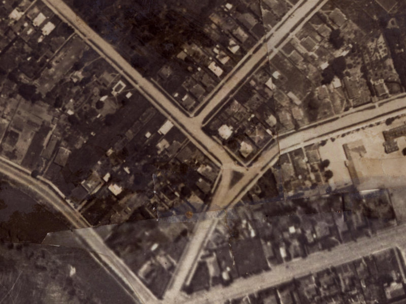 400 Keyes Road from the air, 1925-1929