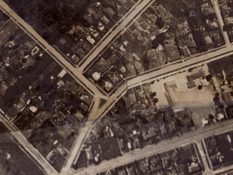 122 Hawke Street from the air, 1925-1929