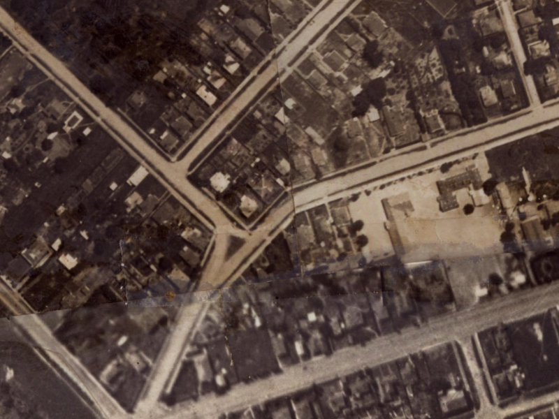 118 Hawke Street from the air, 1925-1929