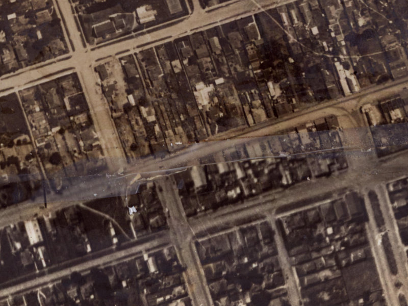 113 Brighton Mall from the air, 1925-1929