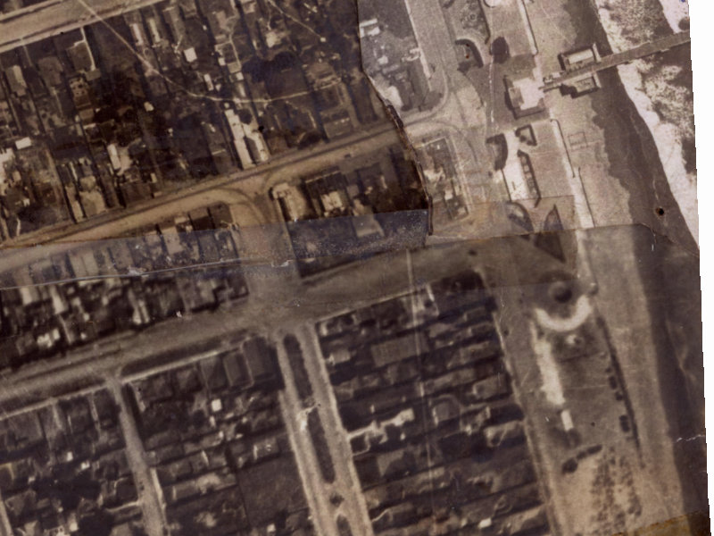 9 Beresford Street from the air, 1925-1929