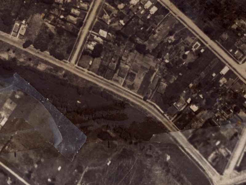 552 New Brighton Road from the air, 1925-1929
