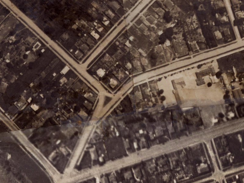 117 Hawke Street from the air, 1925-1929