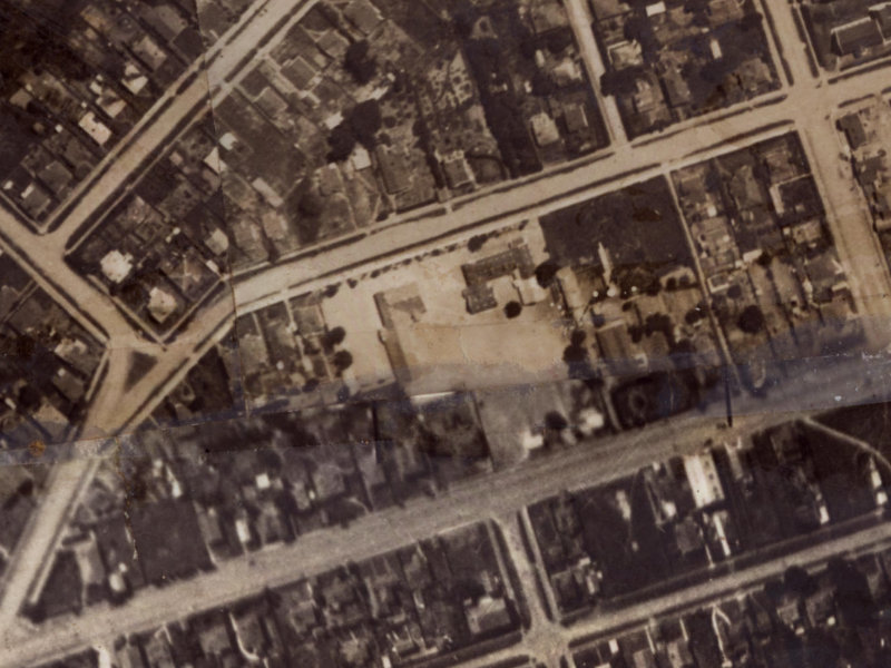 140 Seaview Road from the air, 1925-1929