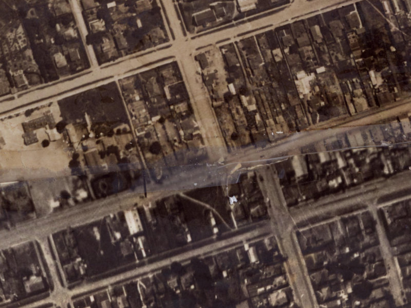 108 Seaview Road from the air, 1925-1929