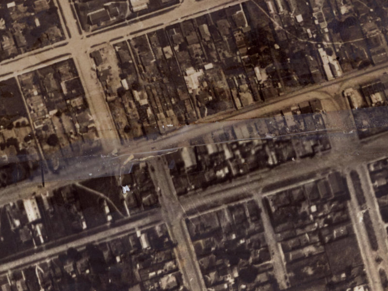 105 New Brighton Mall from the air, 1925-1929