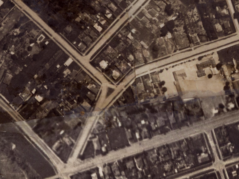 126 Hawke Street from the air, 1925-1929