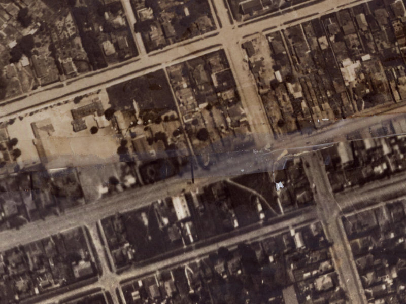 126 Seaview Road from the air, 1925-1929