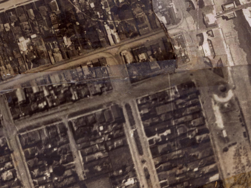 13 Beresford Street from the air, 1925-1929
