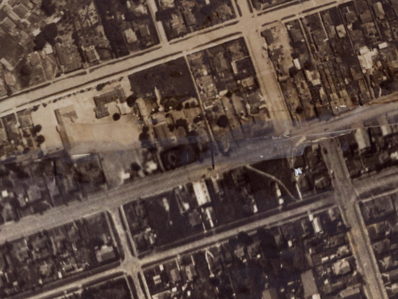 116 Seaview Road from the air, 1925-1929