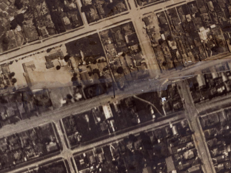 114 Seaview Road from the air, 1925-1929