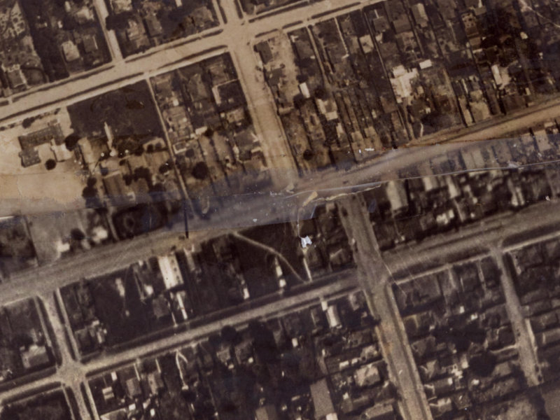 103 Seaview Road from the air, 1925-1929