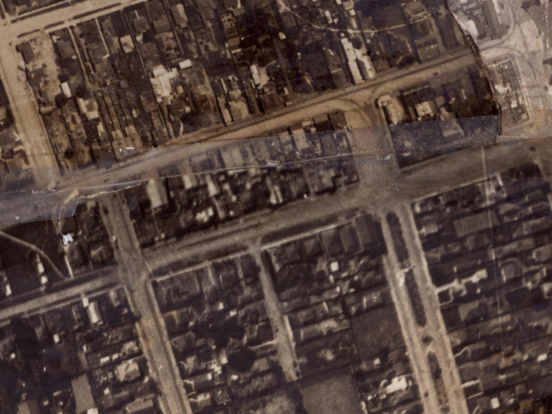 26 Beresford Street from the air, 1925-1929