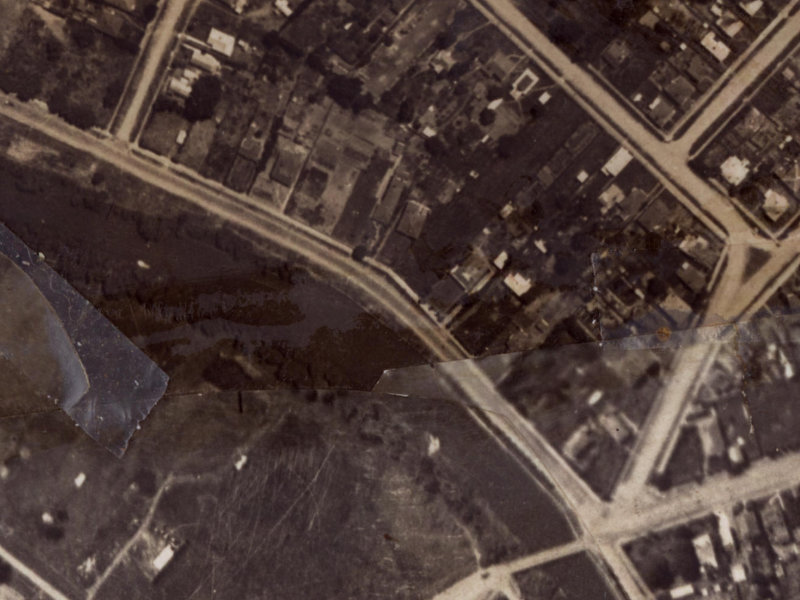 557 New Brighton Road from the air, 1925-1929