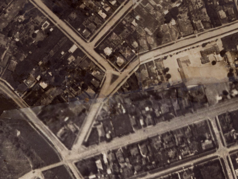 127 Hawke Street from the air, 1925-1929