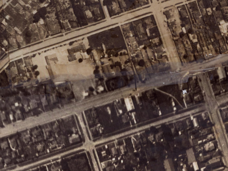 132 Seaview Road from the air, 1925-1929
