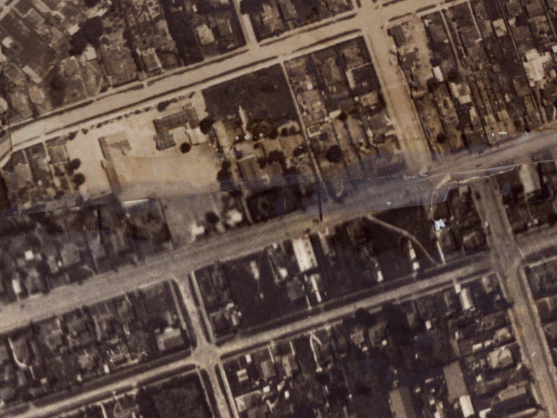 124 Seaview Road from the air, 1925-1929