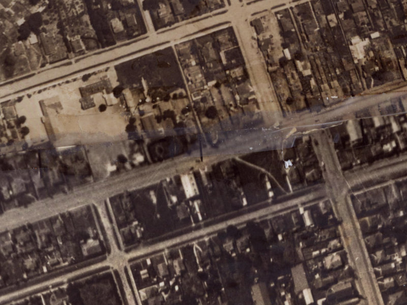 115 Seaview Road from the air, 1925-1929
